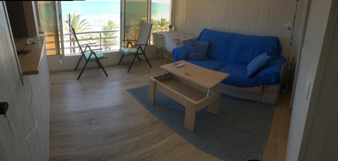 Apartamento Frente al mar, a 10 metros de la playa, vistas increíbles del mar, reformado 2021 !!! El Campello Exterior foto